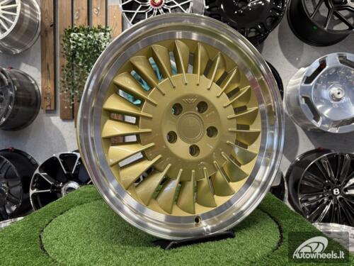 Ratlankis Ispiri CSR1D R18X8.5J 5X112 ET42 66.6 Vintage gold with polished lip