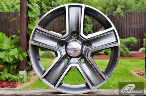 Ratlankis Quantor Sprinter, Jumper, Crafter style R16X6.5J 5X130 ET50 84.1 Grey polished