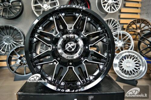 Ratlankis XF Off Road Amarock Style 18X9J 5X120 ET20 72.6 Black polished