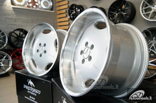 Ratlankis Mercedes-Benz  Monoblock style 18X8.5J 5X112 ET35 66.6 Silver with polished lip