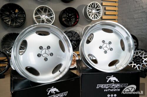 Ratlankis Mercedes-Benz  Monoblock style 18X8.5J 5X112 ET35 66.6 Silver with polished lip