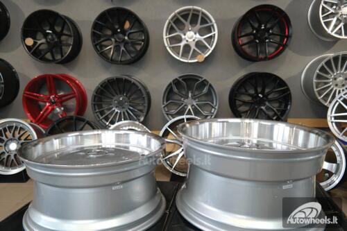 Ratlankis Mercedes-Benz  Monoblock style 18X8.5J 5X112 ET35 66.6 Silver with polished lip