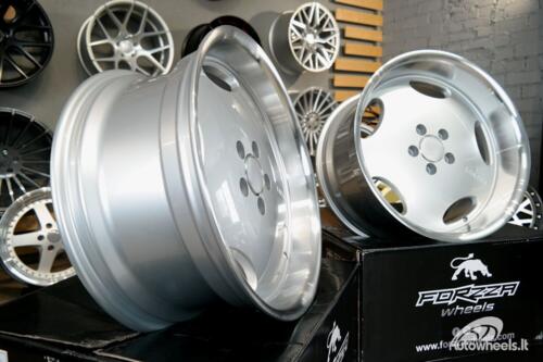 Ratlankis Mercedes-Benz  Monoblock style R18X8.5J 5X112 ET35 66.6 Silver with polished lip