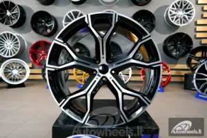Ratlankis ADR Valken, X5, X6 style 22X9.5J 5X112 ET37 66.6 Black polished 