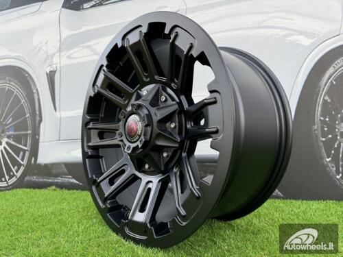 Ratlankis Autowheels Daytona Amarok style 18X9J 5x120 ET25 65.1 Black half matt