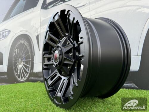 Ratlankis Autowheels Daytona Amarok style 18X9J 5x120 ET25 65.1 Black half matt