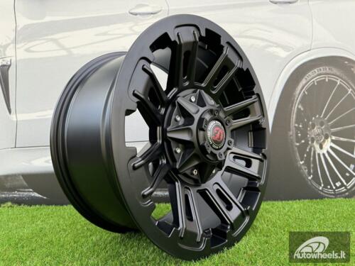 Ratlankis Autowheels Daytona Amarok style 18X9J 5x120 ET25 65.1 Black half matt