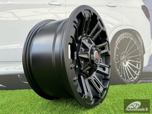 Ratlankis Autowheels Daytona Amarok style 18X9J 5x120 ET25 65.1 Black half matt