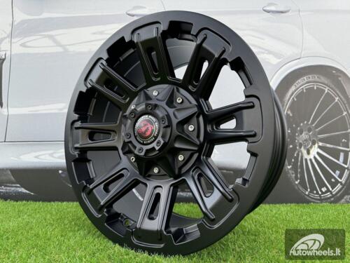 Ratlankis Autowheels Daytona Amarok style R18X9J 5x120 ET25 65.1 Black half matt