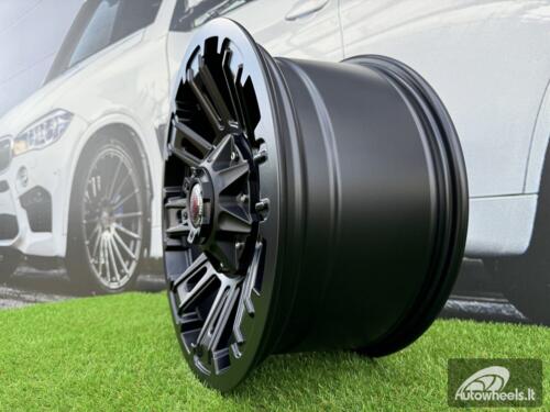 Ratlankis Autowheels Daytona Amarok style R18X9J 5x120 ET25 65.1 Black half matt