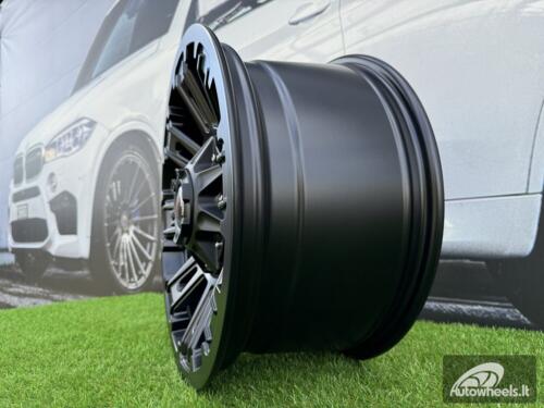 Ratlankis Autowheels Daytona Amarok style R18X9J 5x120 ET25 65.1 Black half matt