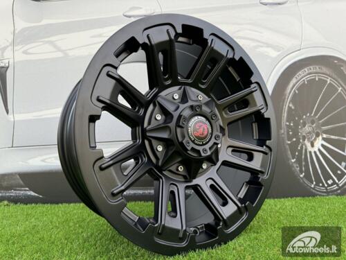 Ratlankis Autowheels Daytona Amarok style R18X9J 5x120 ET25 65.1 Black half matt
