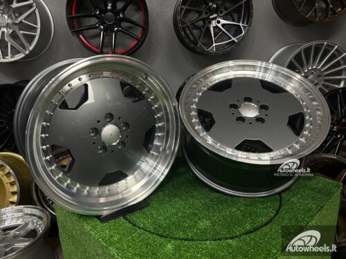 Ratlankis Mercedes-Benz AMG Monoblock Aero 3 Performa 18X8J 5X112 ET35 66.6 Graphite with polished lip