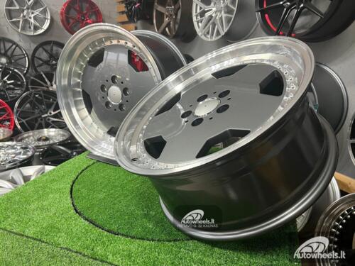 Ratlankis Mercedes-Benz AMG Monoblock Aero 3 Performa 18X8J 5X112 ET35 66.6 Graphite with polished lip