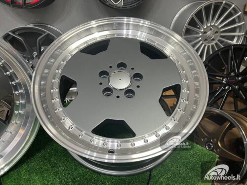 Ratlankis Mercedes-Benz AMG Monoblock Aero 3 Performa 18X8J 5X112 ET35 66.6 Graphite with polished lip