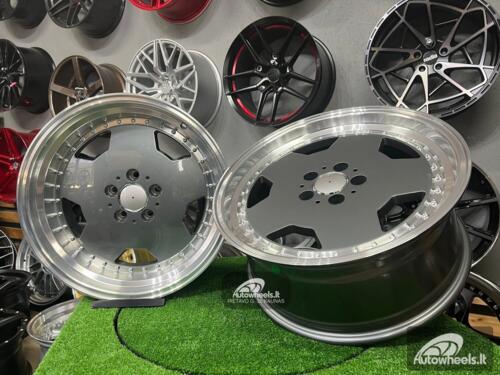 Ratlankis Mercedes-Benz AMG Monoblock Aero 3 Performa 18X9J 5X112 ET30 66.6 Graphite with polished lip