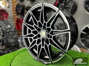 Ratlankis Nuckle 826M style 19X8J 5X120 ET32 72.6 Black polished