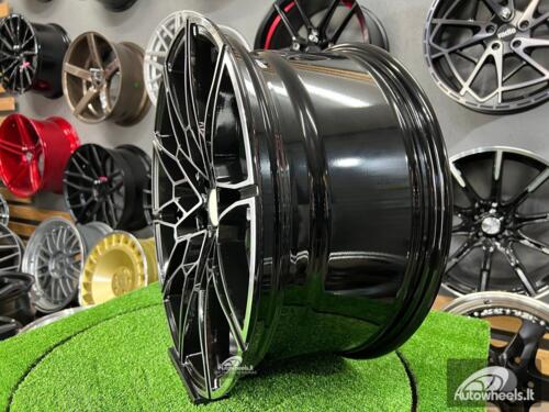 Ratlankis Nuckle 826M style 19X9J 5X120 ET38 72.6 Black polished