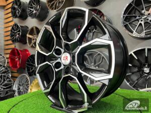 Ratlankis RS Larro Skoda styling 17X7J 5X112 ET40 57.1 Black polished