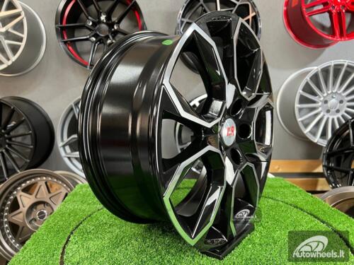 Ratlankis RS Larro Skoda styling 17X7J 5X112 ET40 57.1 Black polished