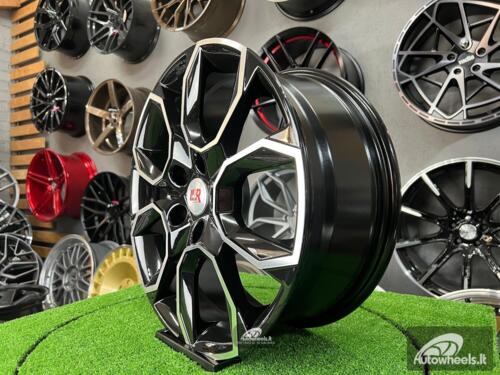 Ratlankis RS Larro Skoda styling 17X7J 5X112 ET40 57.1 Black polished