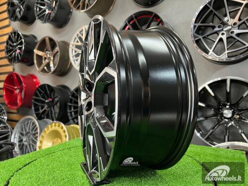 Ratlankis RS Larro Skoda styling 17X7J 5X112 ET40 57.1 Black polished