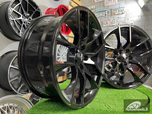 Ratlankis Ford Nefario Mustang style R20X9J 5X114.3 ET30 70.5mm Gloss black