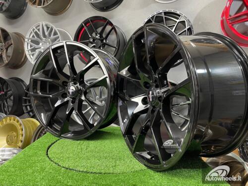 Ratlankis Ford Nefario Mustang style R20X9J 5X114.3 ET30 70.5mm Gloss black