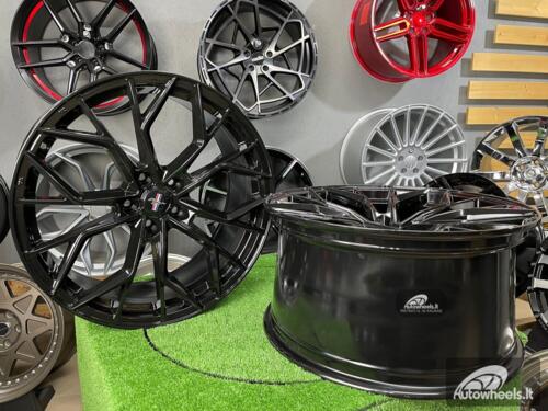 Ratlankis Ford Dwind Mustang style 20X9J 5X114.3 ET30 70.5mm Gloss black