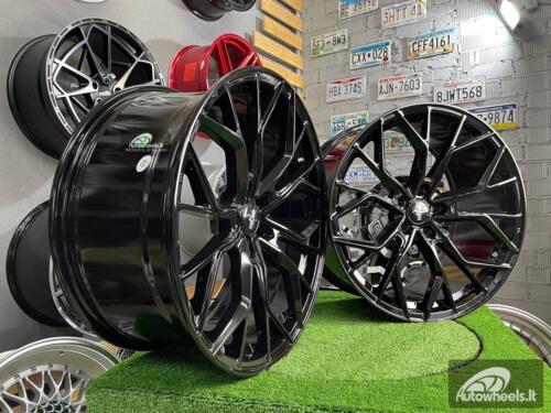 Ratlankis Ford Dwind Mustang style 20X9J 5X114.3 ET30 70.5mm Gloss black