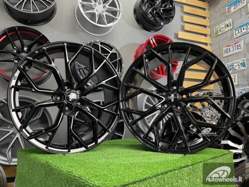 Ratlankis Ford Dwind Mustang style 20X9J 5X114.3 ET30 70.5mm Gloss black