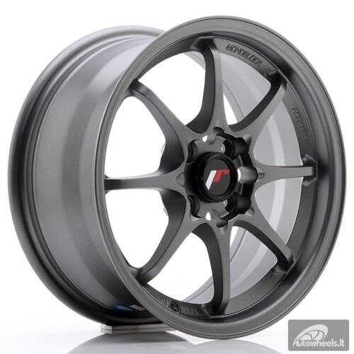 JR Wheels JR5 15x7 ET35 4x100 Matt Gun Metal