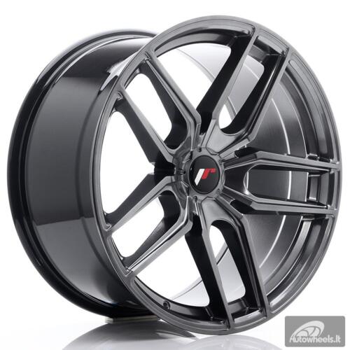 JR Wheels JR25 20x10 ET20-40 5H BLANK Hyper Black