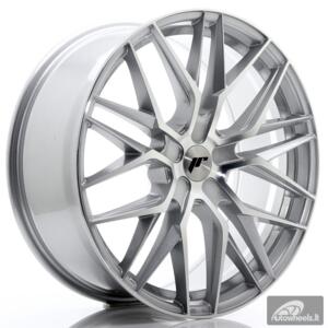 JR Wheels JR28 21x9 ET15-45 5H BLANK Silver Machined Face