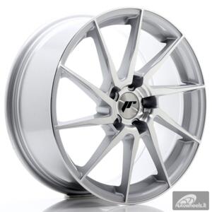 JR Wheels JR36 18x8 ET35 5x120 Silver Brushed Face