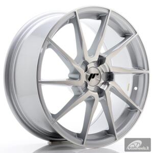 JR Wheels JR36 18x8 ET20-52 5H BLANK Silver Brushed Face