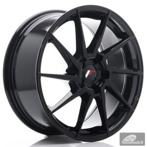 JR Wheels JR36 18x8 ET20-52 5H BLANK Gloss Black