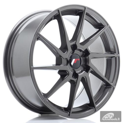 JR Wheels JR36 18x8 ET20-52 5H BLANK Hyper Gray