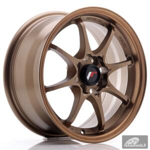 JR Wheels JR5 15x7 ET35 4x100 Dark Anodized Bronze