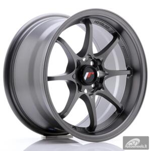 JR Wheels JR5 15x8 ET28 4x100 Matt Gun Metal