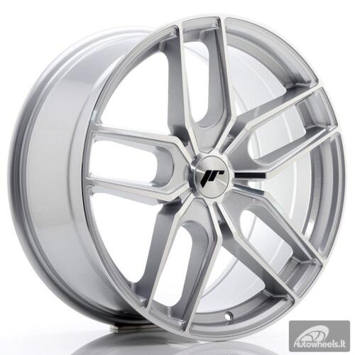 JR Wheels JR25 19x8,5 ET20-40 5H BLANK Silver Machined Face