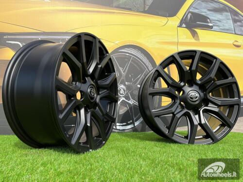 Ratlankis R18x7.5  6X139.7  ET  30  106.1  A6238  Black Matt (BM)  For 4X4  (P)  (TOYOT)