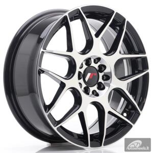 JR Wheels JR18 17x7 ET40 4x100/114 Black Machined