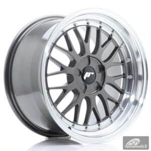 JR Wheels JR23 18x9,5 ET25-48 5H BLANK Hyper Gray w/Machined Lip