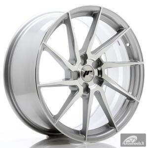 JR Wheels JR36 20x9 ET15-38 5H BLANK Silver Brushed Face