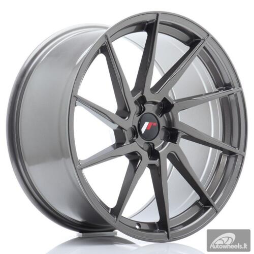 JR Wheels JR36 20x10 ET20-45 5H BLANK Hyper Gray