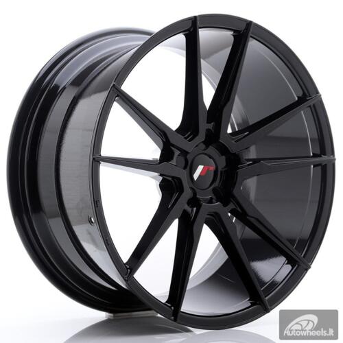 JR Wheels JR21 21x10 ET15-48 5H BLANK Glossy Black