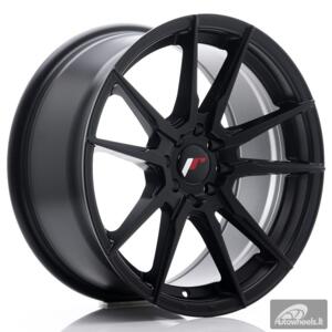 JR Wheels JR21 17x8 ET25 4x100/108 Matt Black