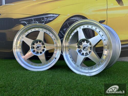 JR Wheels JR6 17x8 ET35 5x108/112 Silver Machined Face