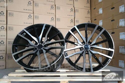 Ratlankis ADR Bareta 742M style X5-X6 R22x9.5J 5x112 ET37 66.6mm Black polished 